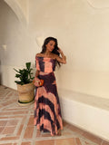 Toledo Naranja y Marrón | Vestido