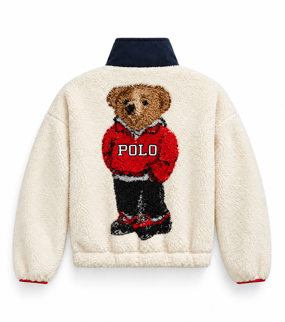 Polo Oso de Borreguito - Blanco
