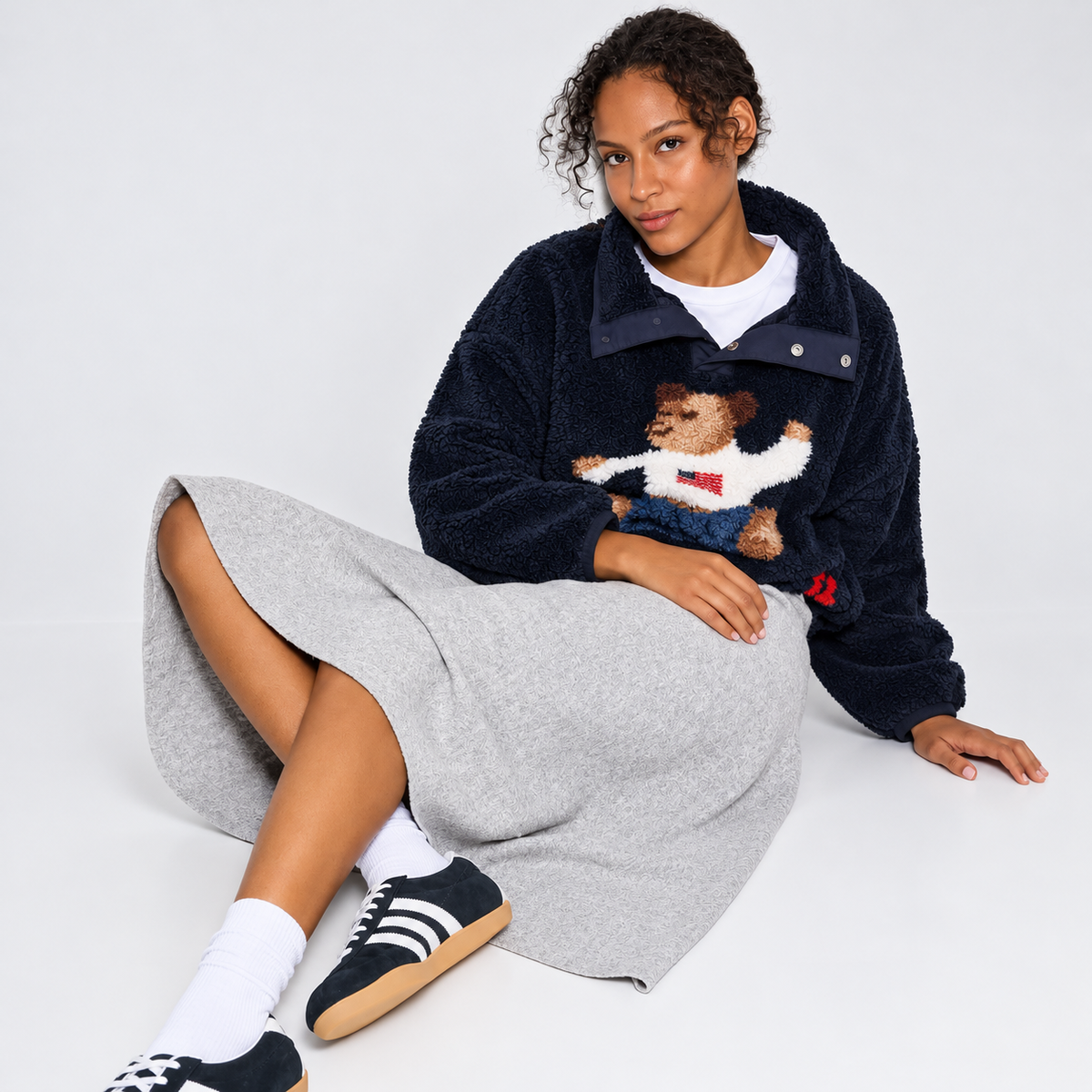 Teddy Fleece Polo