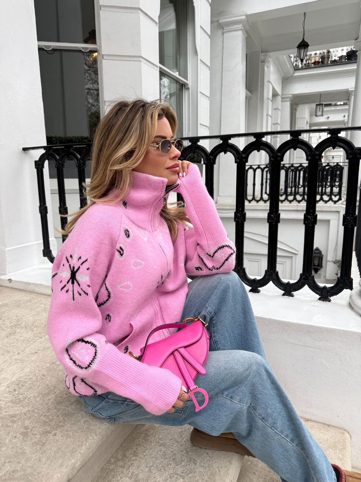 Bandana Rosa | Chaqueta