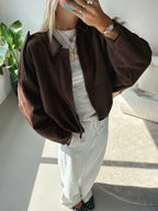 Suede Jacket - Brown