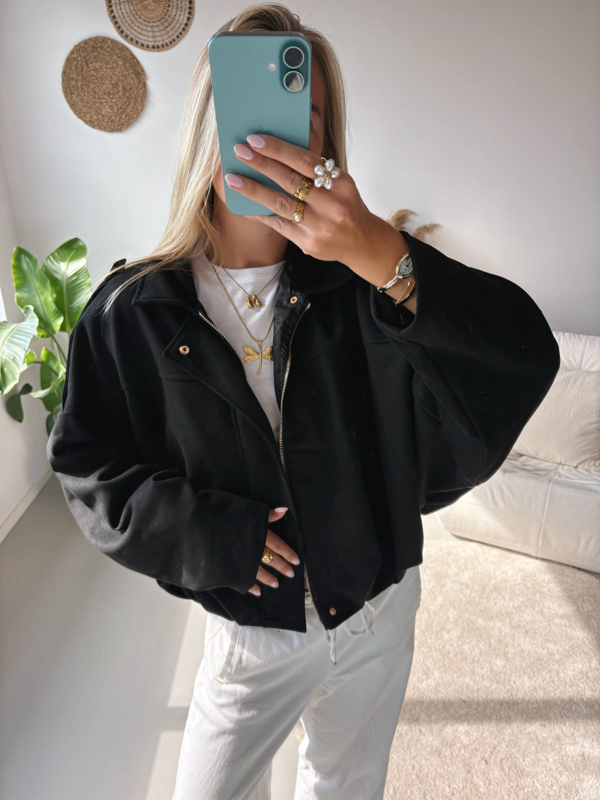 Suede Jacket - Black
