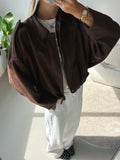 Suede Jacket - Brown