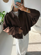 Suede Jacket - Brown