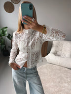 Dream Lace Blouse - White