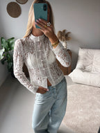 Dream Lace Blouse - White