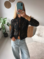 Dream Lace Blouse - Black