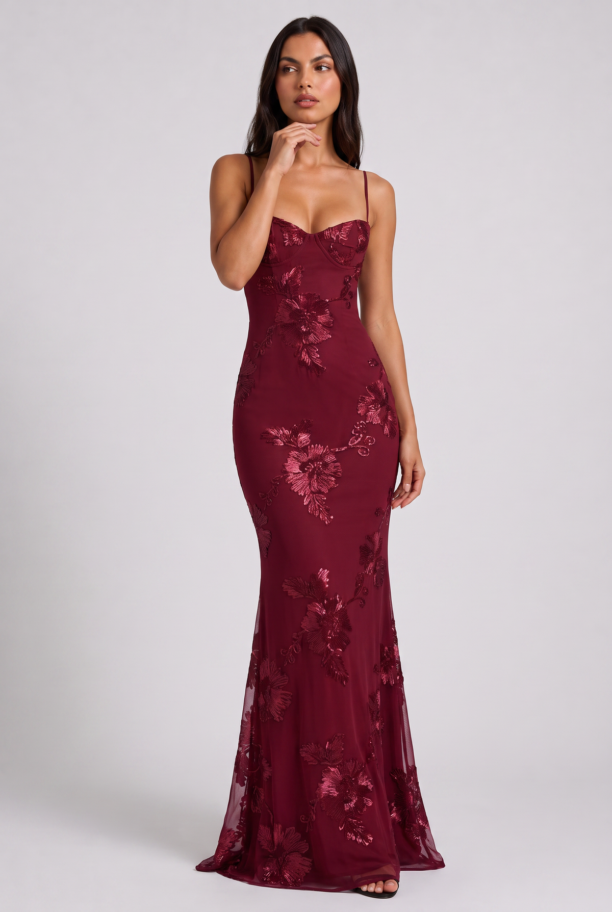 Mirelle | Vestido Burdeos