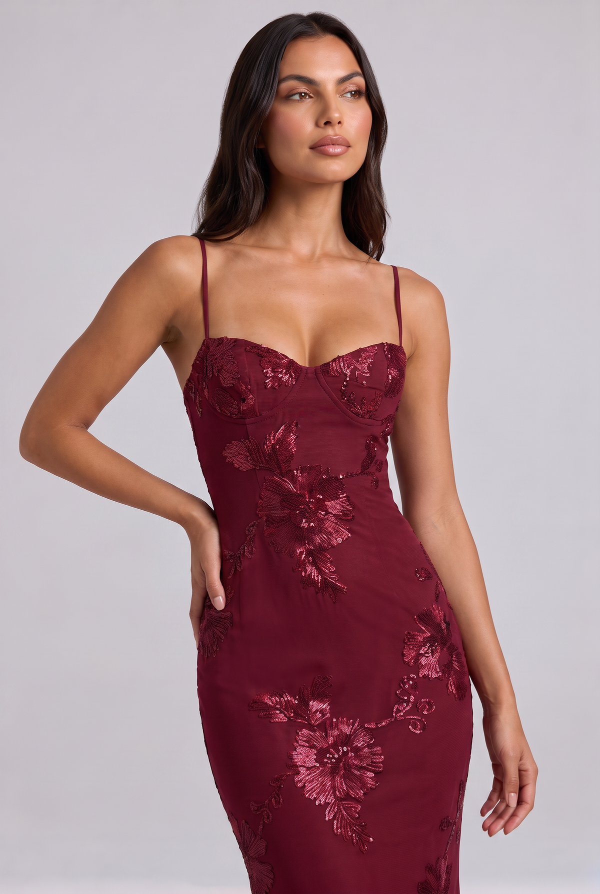 Mirelle | Vestido Burdeos