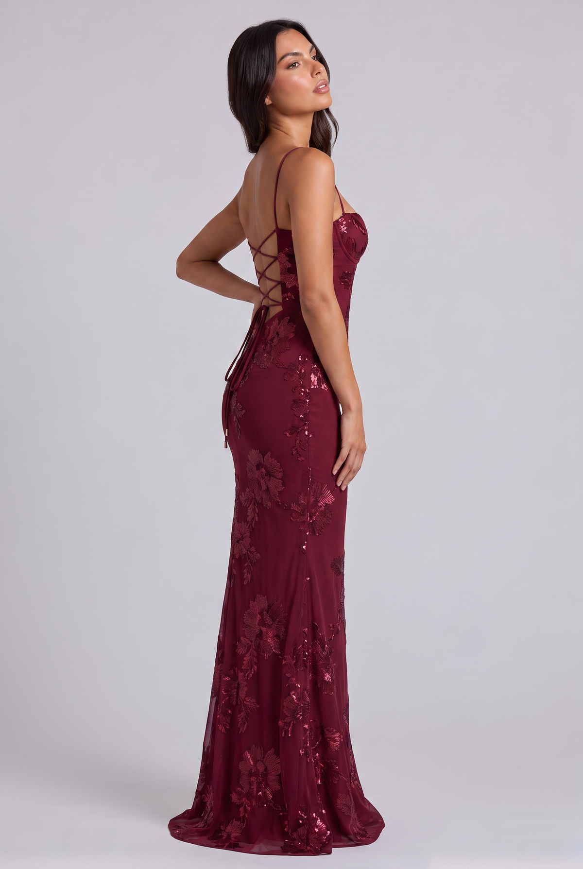 Mirelle | Vestido Burdeos