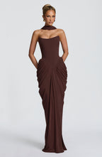 Noura | Vestido Ciruela
