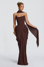 Noura | Vestido Ciruela