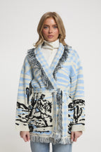 Lafayette Azul Cárdigan Cashmere