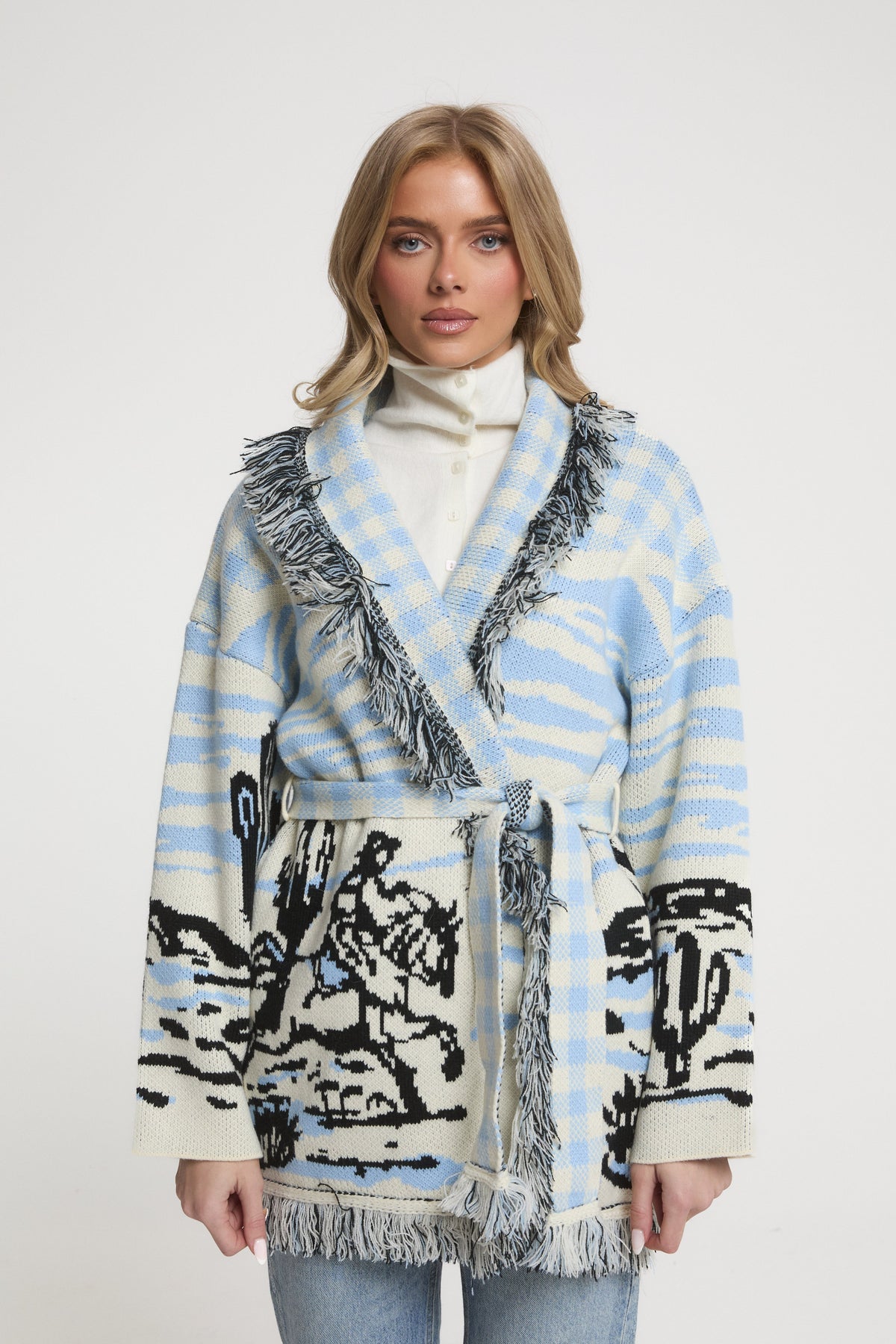Lafayette Azul Cárdigan Cashmere