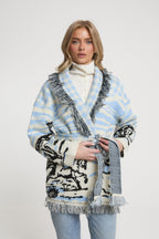 Lafayette Azul Cárdigan Cashmere