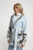 Lafayette Azul Cárdigan Cashmere