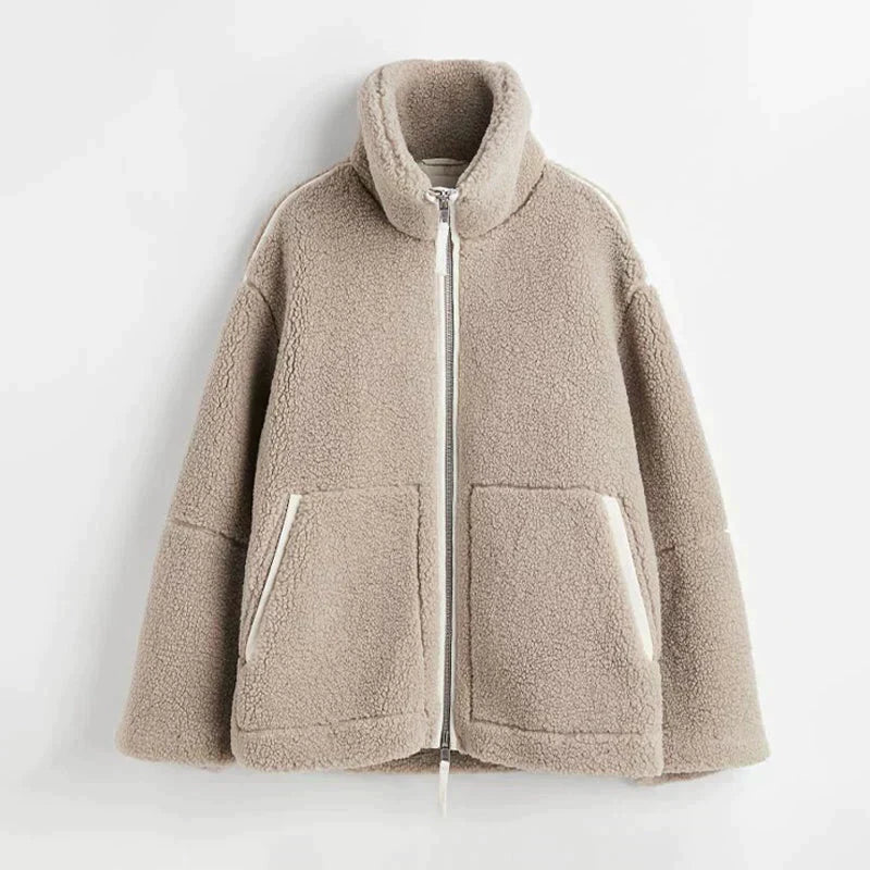 Silvana Chaqueta Teddy Oversize