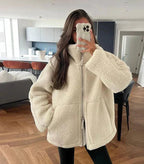 Silvana Chaqueta Teddy Oversize