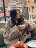 Silvana Chaqueta Teddy Oversize