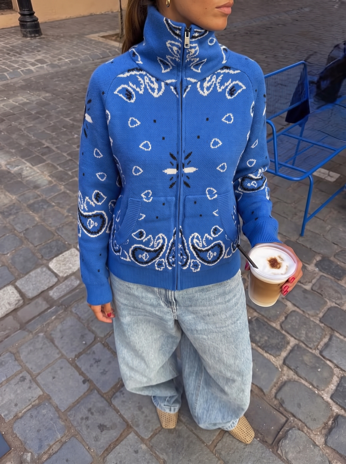 Carla Gilet Azul Royal