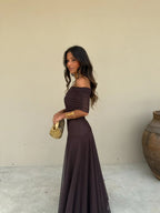 Azahara | Brown Dress