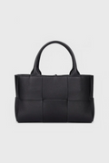 Valentina - Bolso tote trenzado color Negro