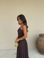 Azahara | Brown Dress