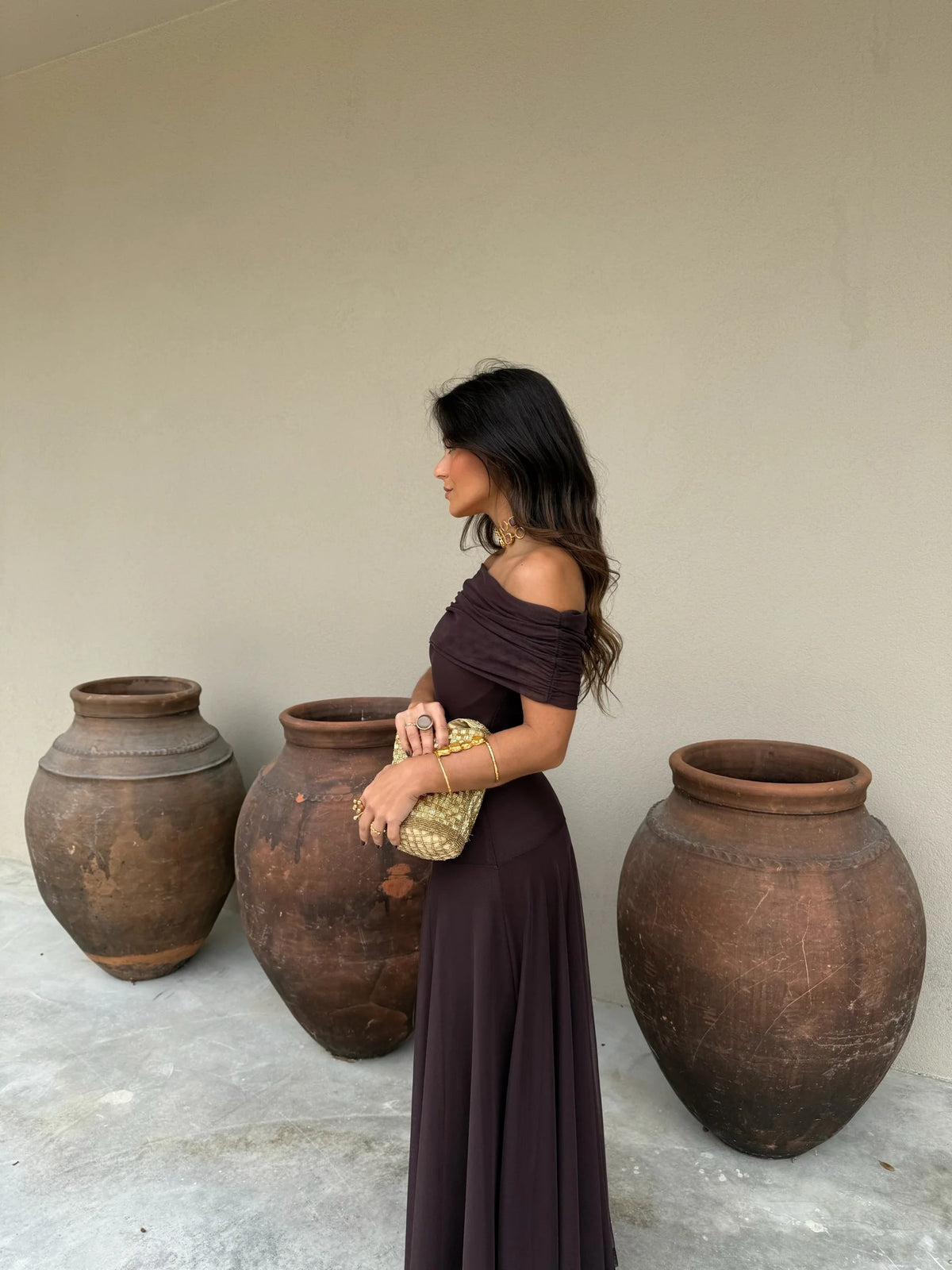 Azahara | Brown Dress