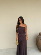 Azahara | Brown Dress
