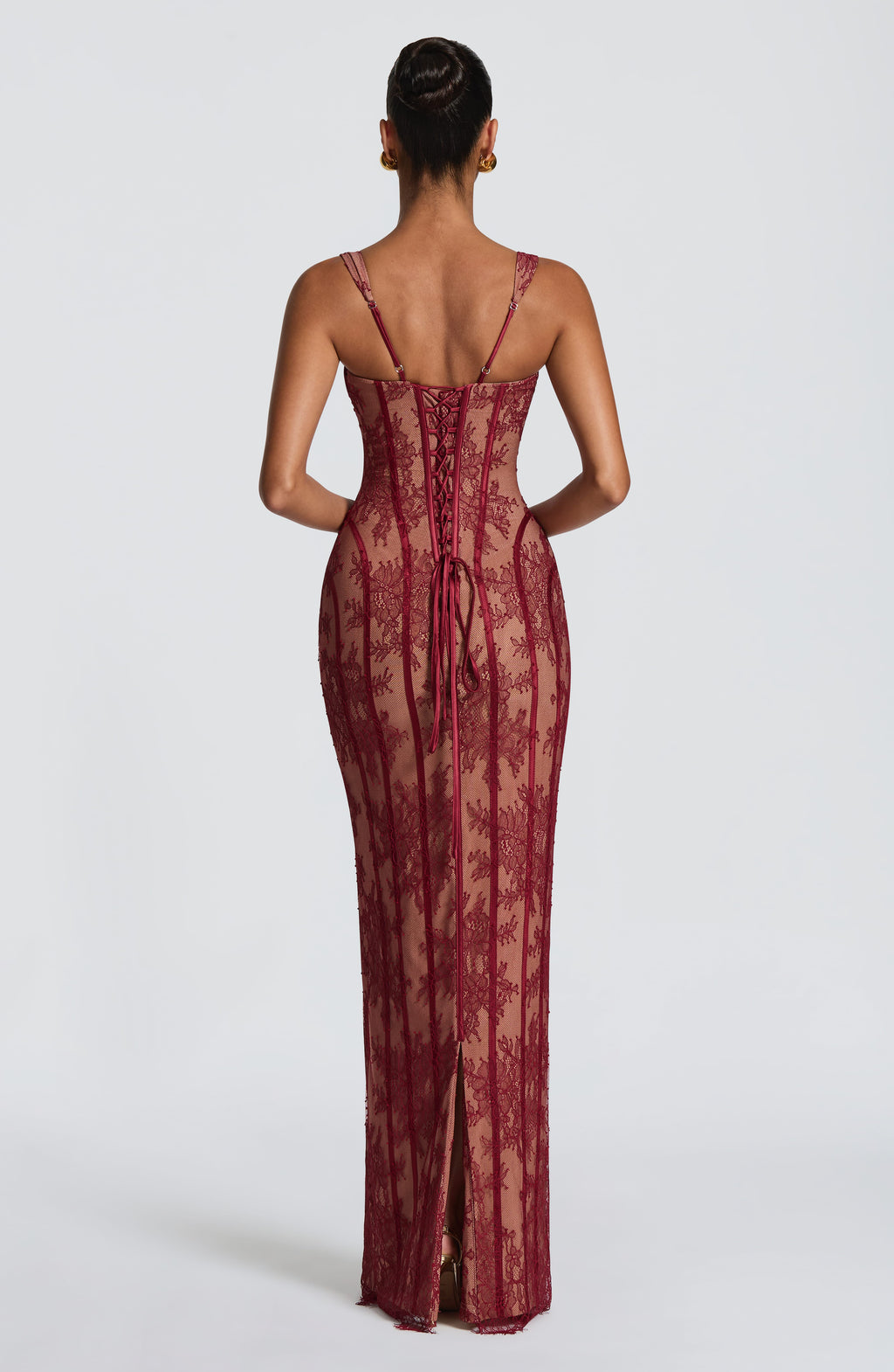 Polina | Vestido Burdeos